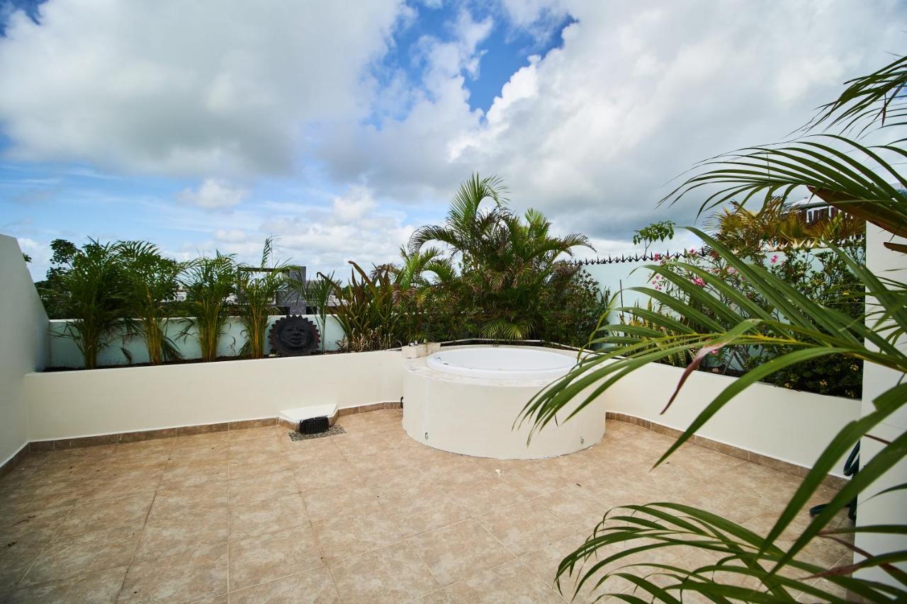 Ferienwohnung Ph Gatsby - Rooftop & Bbq & Jacuzzi & Beach Club Tulum Exterior foto