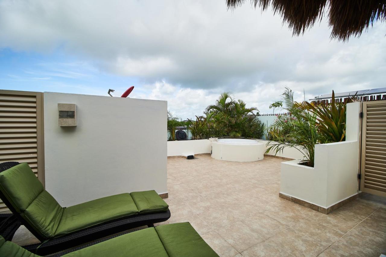 Ferienwohnung Ph Gatsby - Rooftop & Bbq & Jacuzzi & Beach Club Tulum Exterior foto