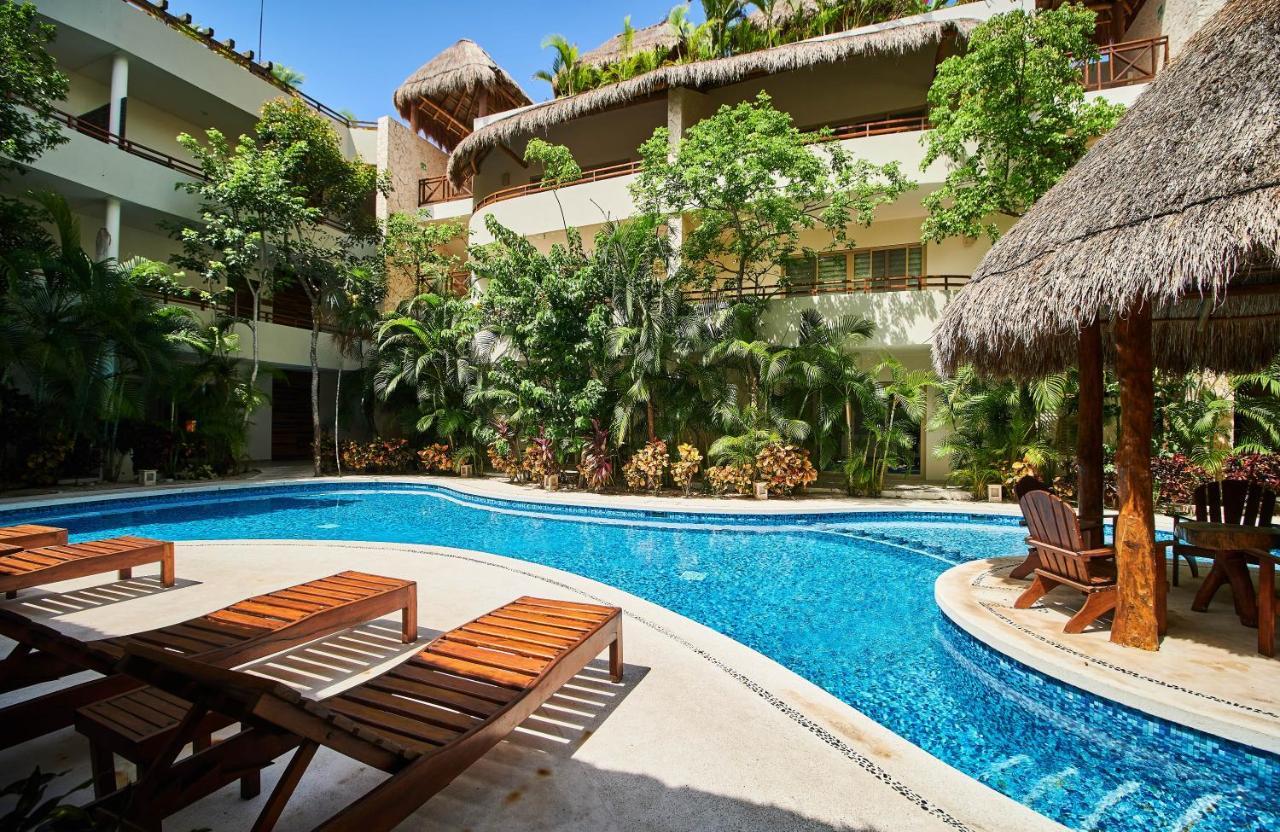 Ferienwohnung Ph Gatsby - Rooftop & Bbq & Jacuzzi & Beach Club Tulum Exterior foto