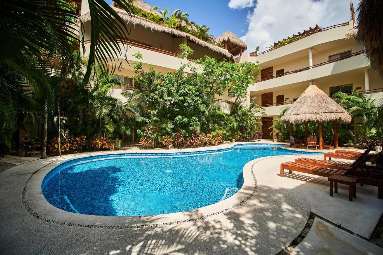 Ferienwohnung Ph Gatsby - Rooftop & Bbq & Jacuzzi & Beach Club Tulum Exterior foto