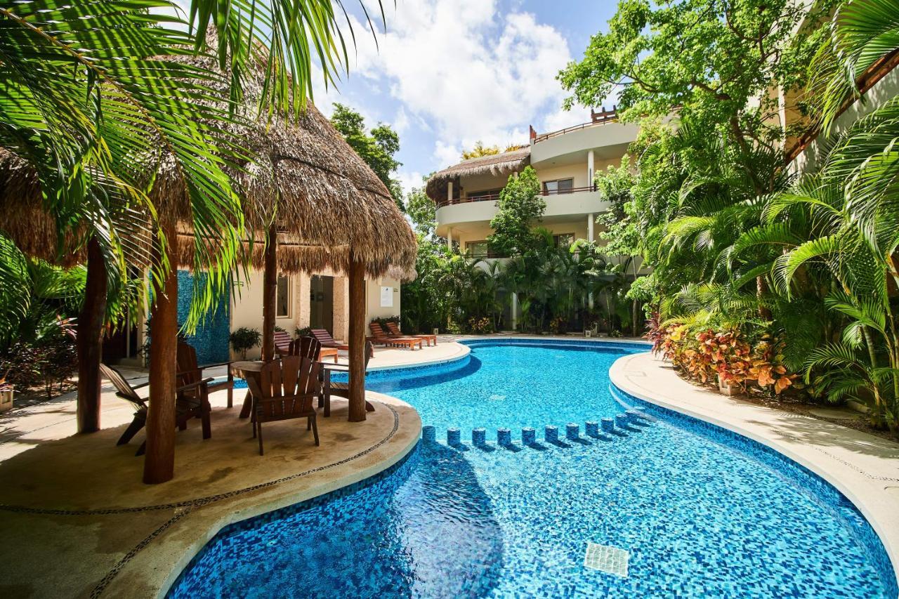 Ferienwohnung Ph Gatsby - Rooftop & Bbq & Jacuzzi & Beach Club Tulum Exterior foto